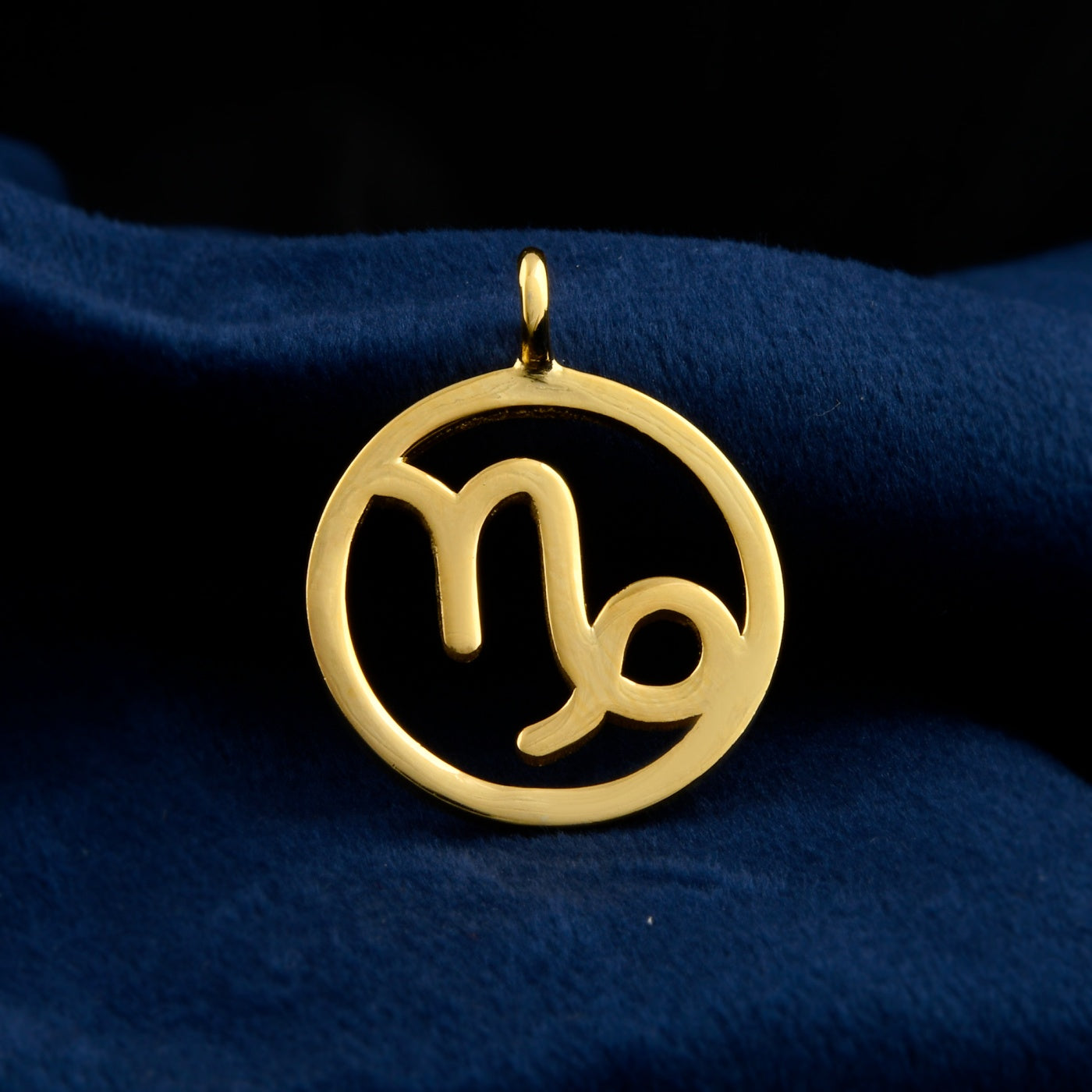 Capricorn Zodiac Pendant - Gold Plated