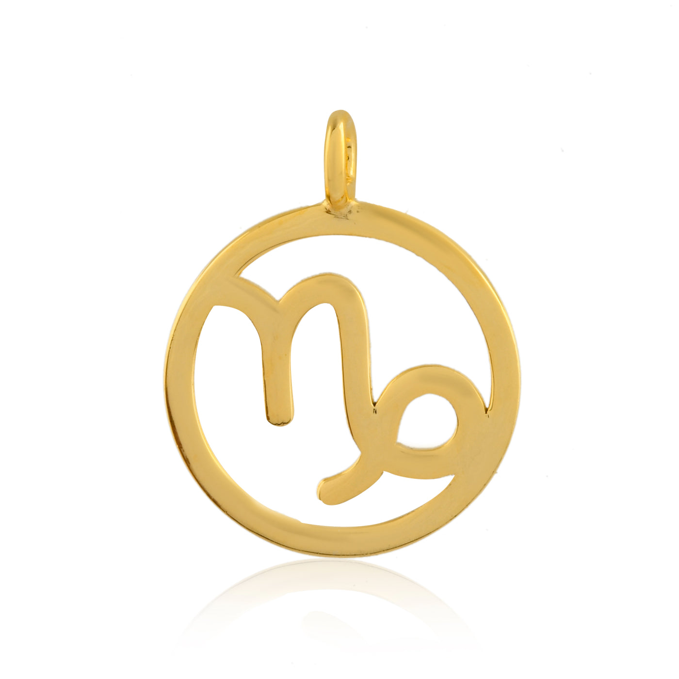 Capricorn Zodiac Pendant - Gold Plated