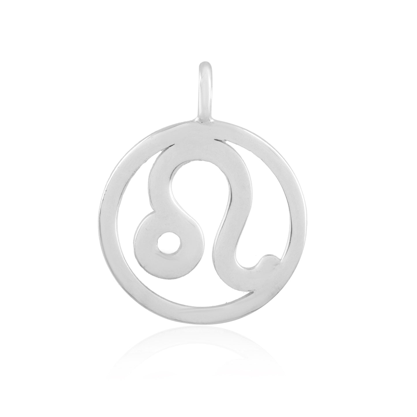 Leo Zodiac Pendant - Silver