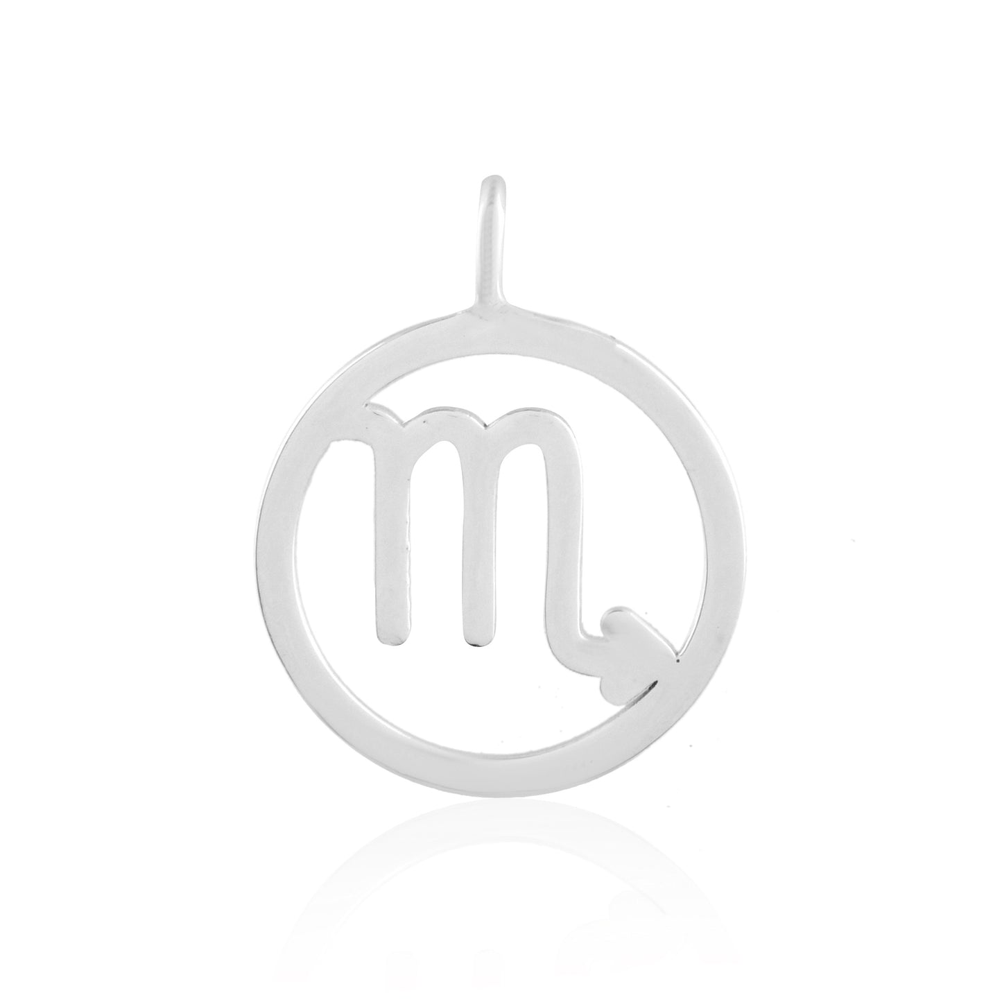 Scorpio Zodiac Pendant - Silver