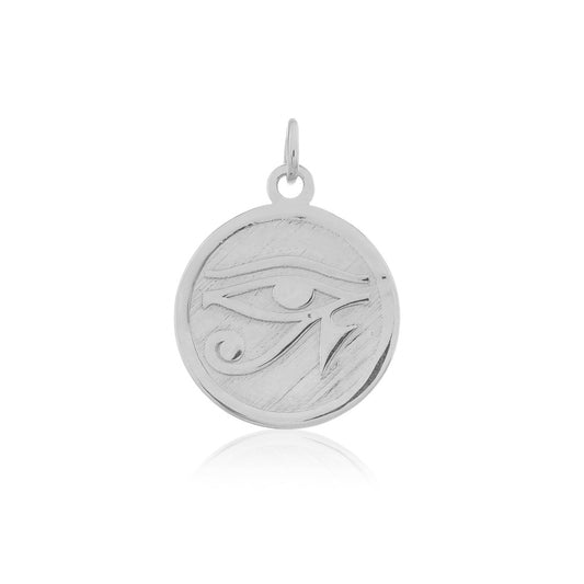 Crafted from 925 sterling silver, this Eye of Ra pendant for men reflects ancient Egyptian beliefs in protection, good health.