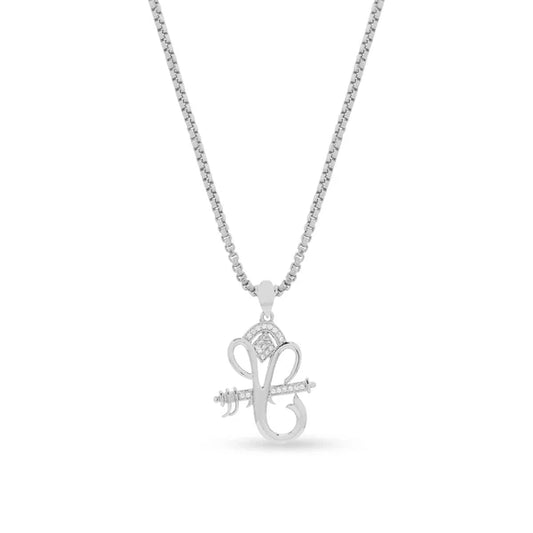 Sterling Silver Ganesh Pendant for Men by Rayrty