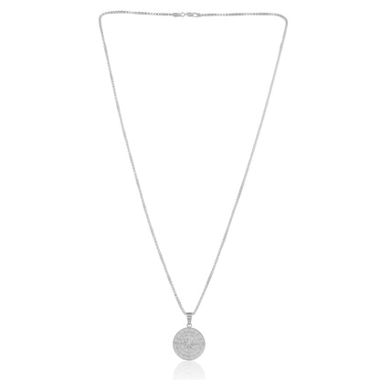 This silver necklace with a compass pendant might be your guiding light. Worn by travelers and adventurers for centuries, the compass is a symbol of finding your way.